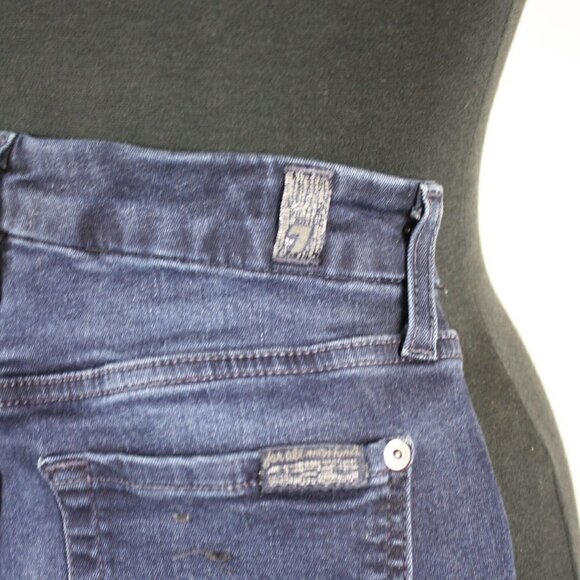 7 For All Mankind Jeans The Skinny Dark Wa… - Picture 3 of 4